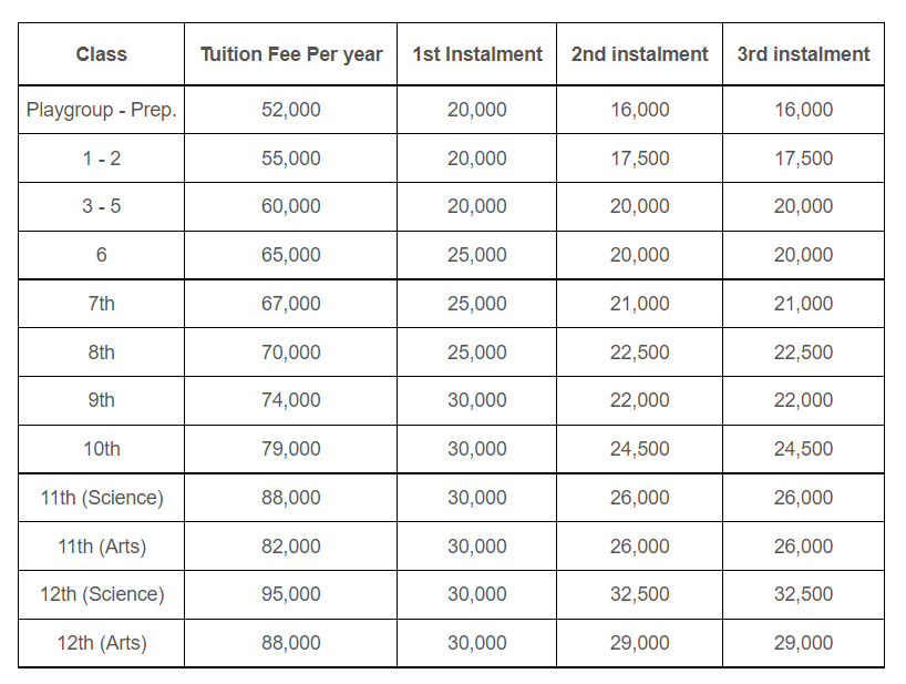 matrix-high-school-sikar-fee-structure